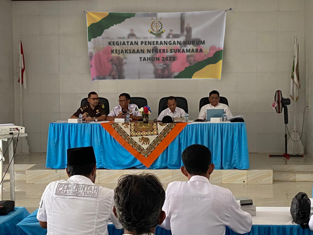 Kegiatan Penerangan Hukum Kejaksaan Negeri Sukamara terkait Pendaftaran Tanah dan Permasalahan Pertanahan