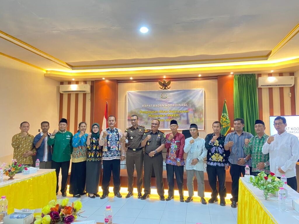 Rapat Badan Koordinasi Pengawasan Agama dan Aliran Kepercayaan Masyarakat (PAKEM) Tahun 2022